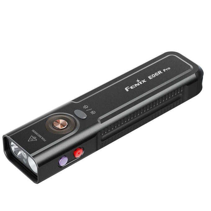 Фонарь FENIX E06R Pro черный 1600 люмен E06RPRObk